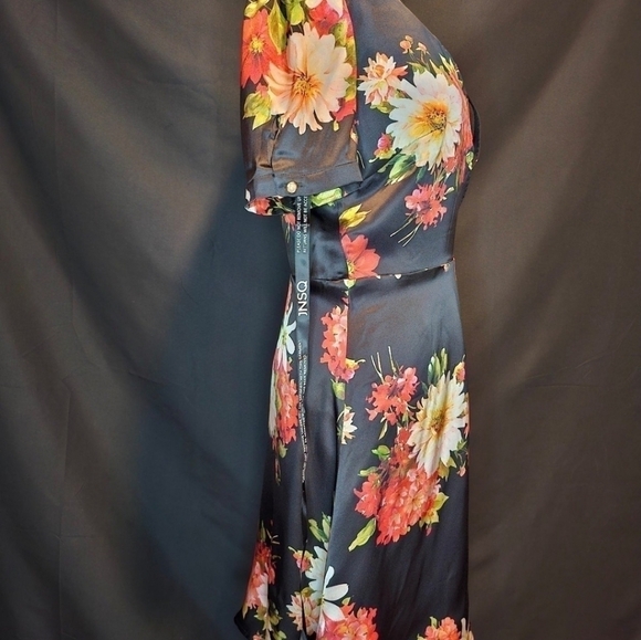 NWT JNSQ Katalina Silk Dress 100% Mulberry Silk US Size 8 - Picture 5 of 11